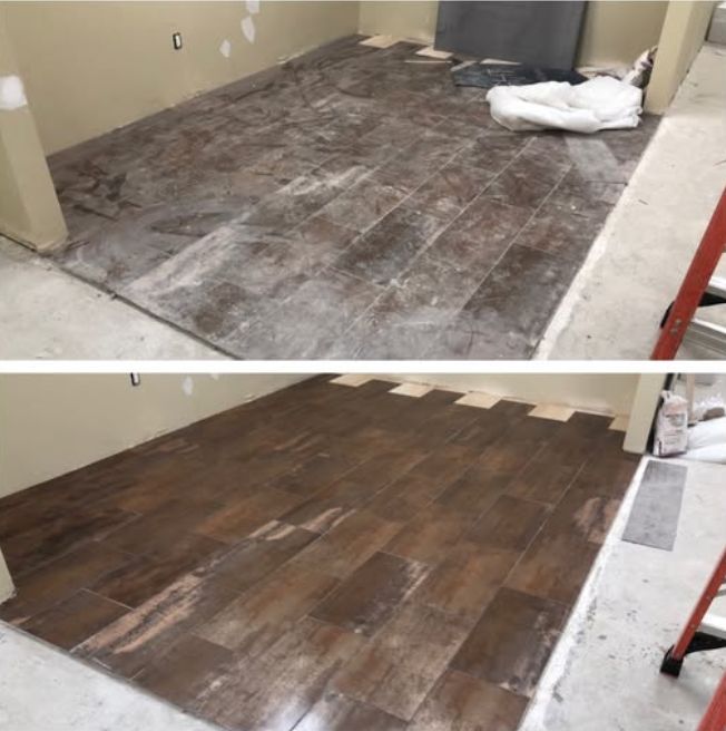 Floor Scrubbing, Sealing & Protection — New Construction